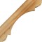 Ekena Millwork 6"W x 22"D x 22"H Olympic Rough Sawn Knee Brace, Western Red Cedar BRC06X22X22OLY00RWR - alternate 3